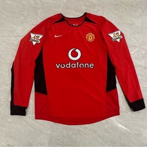 Manchester United 02/04 long sleeve Home - Ronaldo #7 US SIZE LARGE